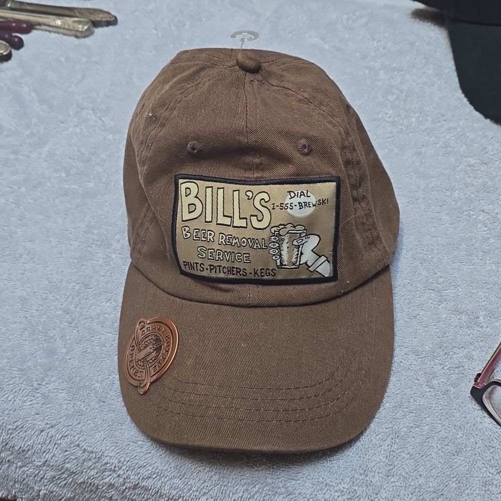 Bills Beer Removal Adjustable Hat - fun hat - with bottle opener